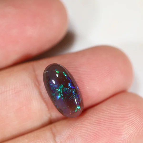 20a678ba-64a4-4061-bf4f-12147bc71d9d 3.00 cts Black Crystal Opal Stone from Lighting Ridge
