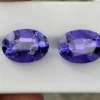 24.69 fancy carat Natural Tanzanite pair.