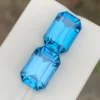 20.75 Cts Natural Swiss Blue Topaz Pair