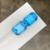 20.75 Cts Natural Swiss Blue Topaz Pair