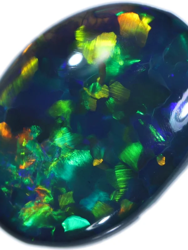 0.826 cts Black Opal Stone from Lighting Ridge-ideal ring stone