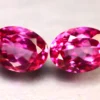 Pink Topaz 16.00Ct 2Pcs Natural IF Pink Topaz ER359/A35