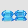 11.83Ct Natural Gorgeous Swiss Blue Topaz Fancy Marquise Precision Cut Pair